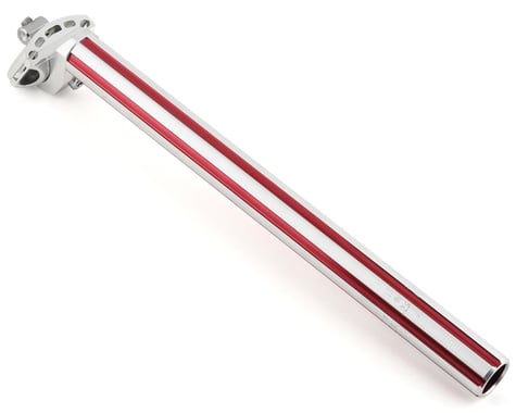 MCS Fluted Seat Post (Red/Silver) (27.2mm) (350mm)